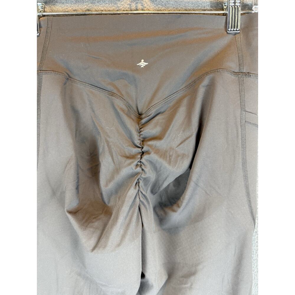 HALARA Gray Ultrasculpt Scrunch Butt Medium High Waisted 7/8 Length Seamless - Picture 2 of 5